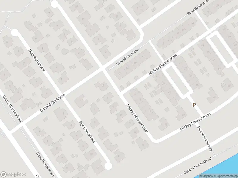 Politie naar de Mickey Mousestraat in Almere