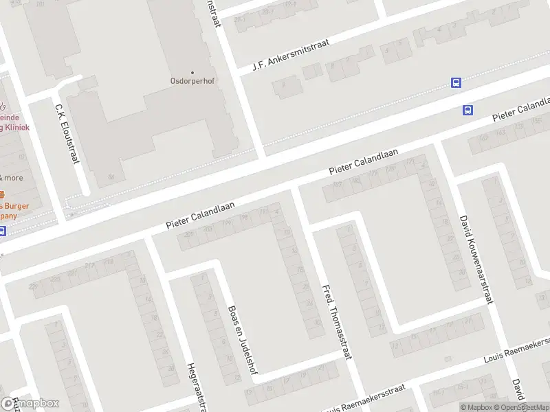 Brandweer met grote spoed naar de Fred. Thomasstraat in Amsterdam vanwege afhijsen patient