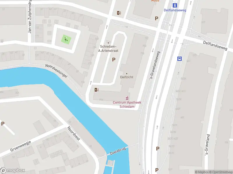 Besteld ambulance vervoer naar de 's-Gravelandseweg in Schiedam