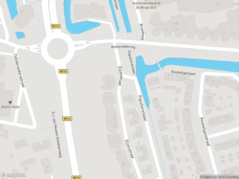 Ambulance met gepaste spoed naar de Elzenstraat in Schoonhoven