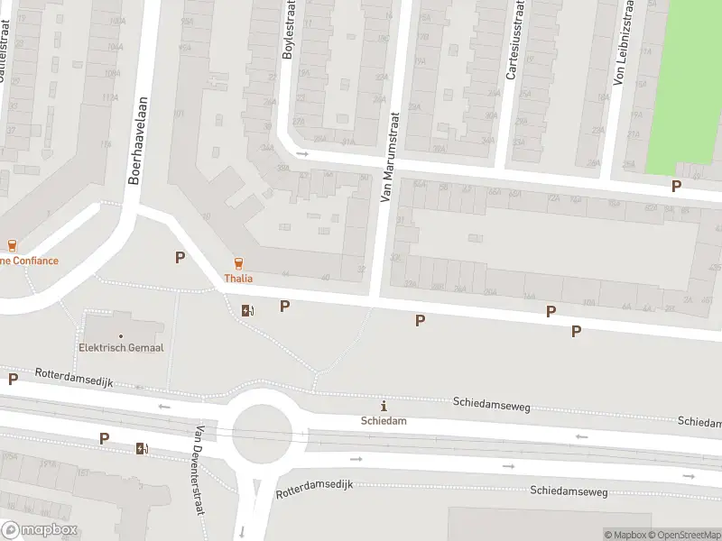 Ambulance met grote spoed naar de Van Marumstraat in Schiedam