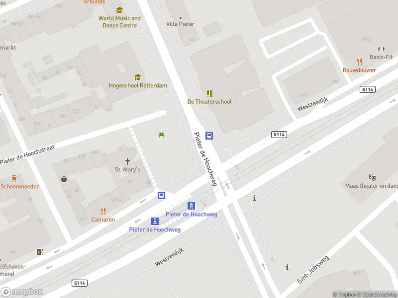 Ambulance met gepaste spoed naar de Westzeedijk in Rotterdam