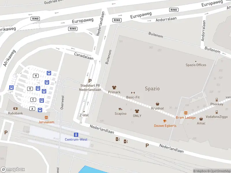 Ambulance met grote spoed naar de Ruimtebaan in Zoetermeer