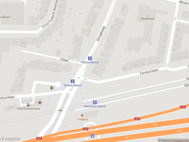 Ambulance naar de Straatweg in Rotterdam