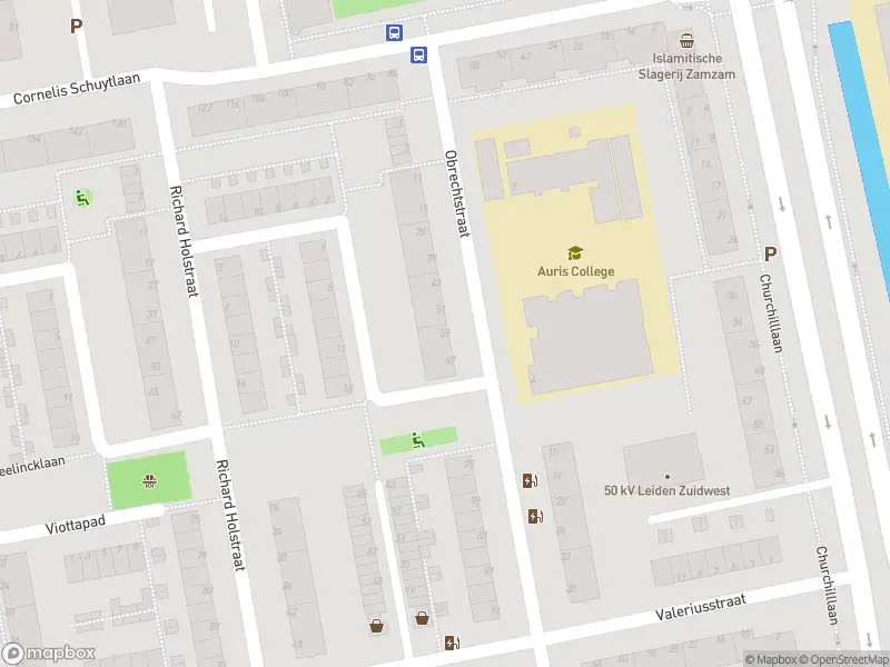 Traumahelikopter naar de Obrechtstraat in Leiden