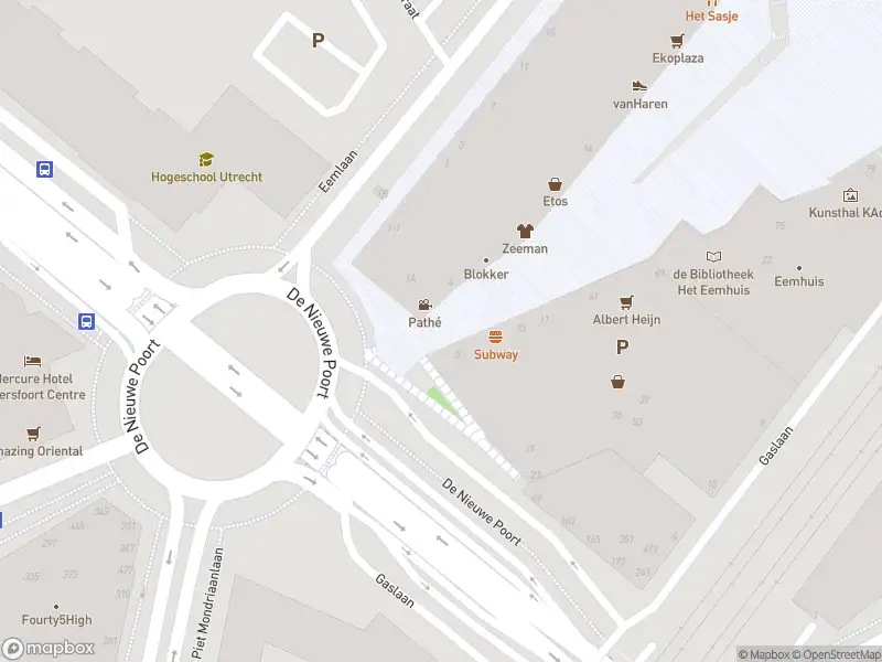 Traumahelikopter met grote spoed naar de Eemplein in Amersfoort