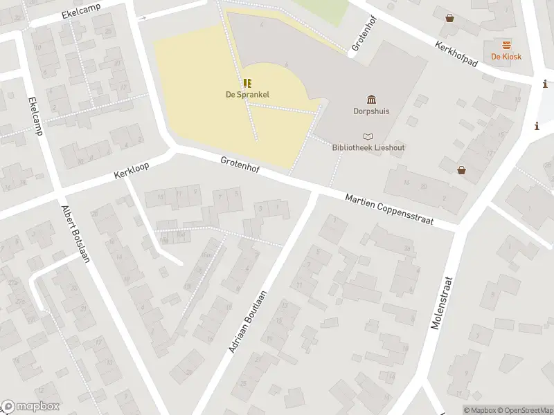 Politie naar de Grotenhof in Lieshout vanwege ongeval met letsel