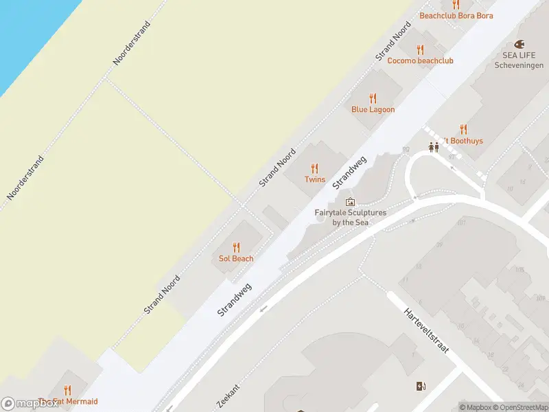 Politie met gepaste spoed naar de Strand Noord in 's-Gravenhage