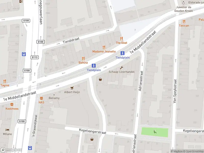 Ambulance met gepaste spoed naar de 1e Middellandstraat in Rotterdam