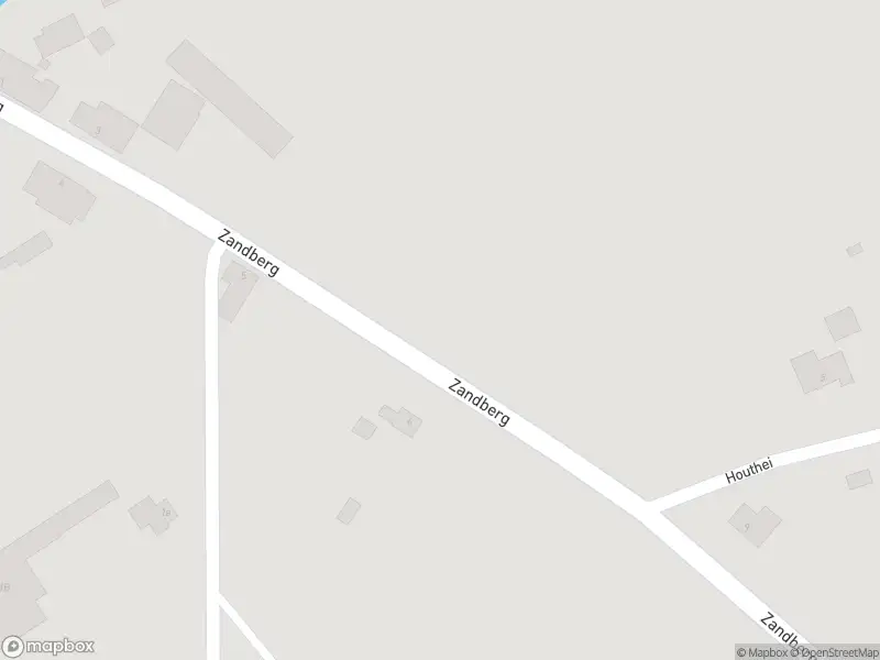 Politie naar de Zandberg in Maasbree vanwege aanrijding met letsel