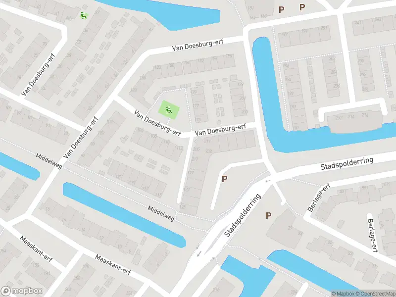 Ambulance met grote spoed naar de Van Doesburg-erf in Dordrecht