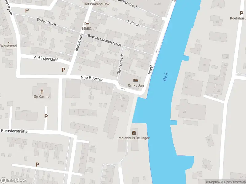 Brandweer naar de Ald Wyk in Woudsend vanwege afgaan automatisch brandalarm