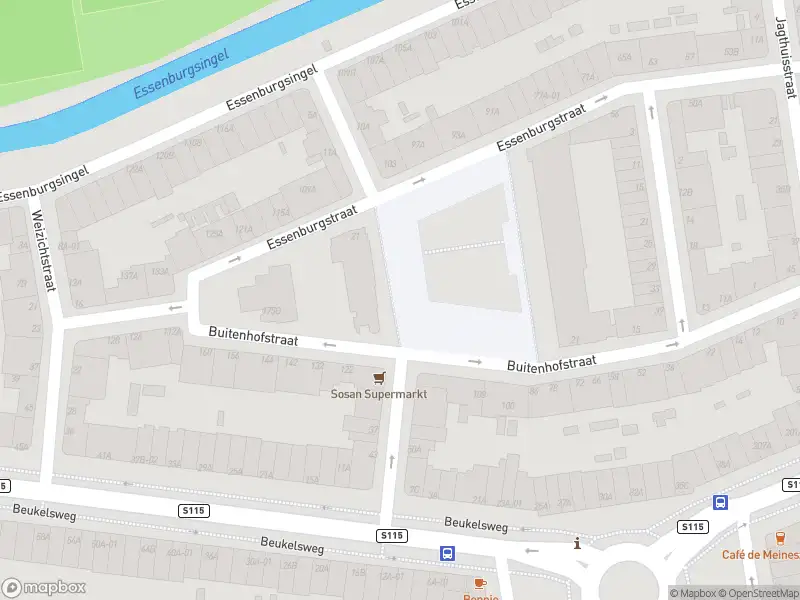 Ambulance met gepaste spoed naar de Buitenhofstraat in Rotterdam