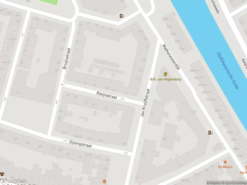 Ambulance met grote spoed naar de Kleijnstraat in Rotterdam