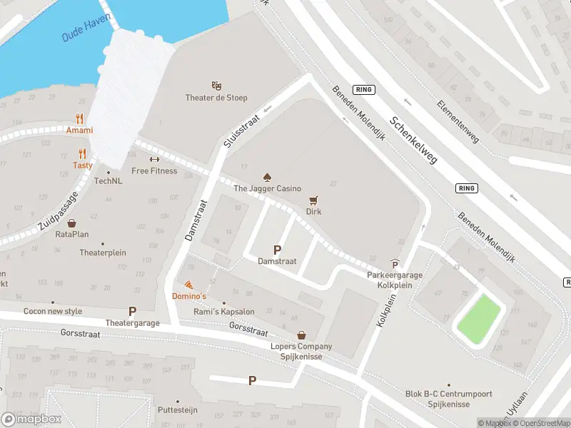 Ambulance met gepaste spoed naar de Damstraat in Spijkenisse