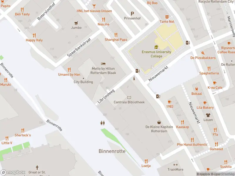 Ambulance met gepaste spoed naar de Librijesteeg in Rotterdam