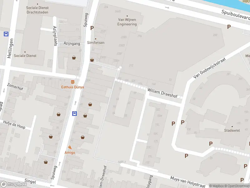 Ambulance met gepaste spoed naar de Willem Dreeshof in Dordrecht