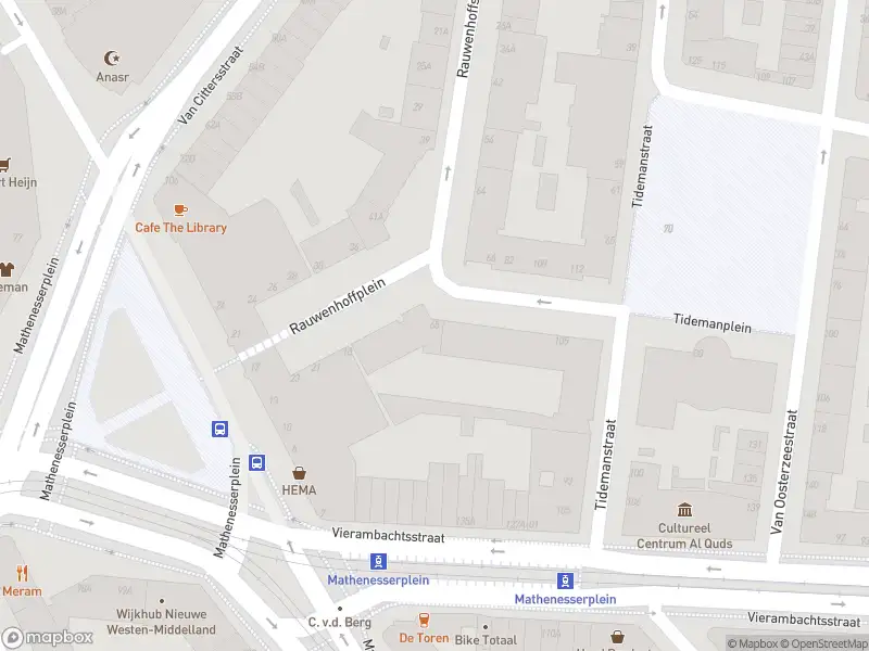 Ambulance met grote spoed naar de Rauwenhoffstraat in Rotterdam