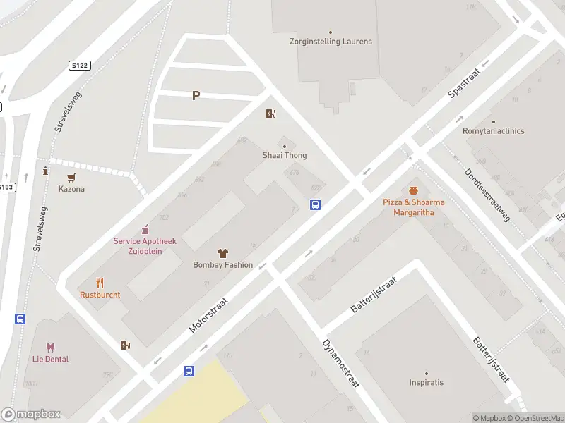 Besteld ambulance vervoer naar de Motorstraat in Rotterdam