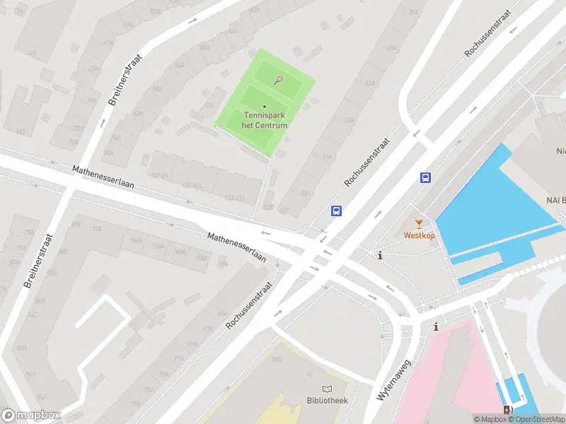 Besteld ambulance vervoer naar de Mathenesserlaan in Rotterdam