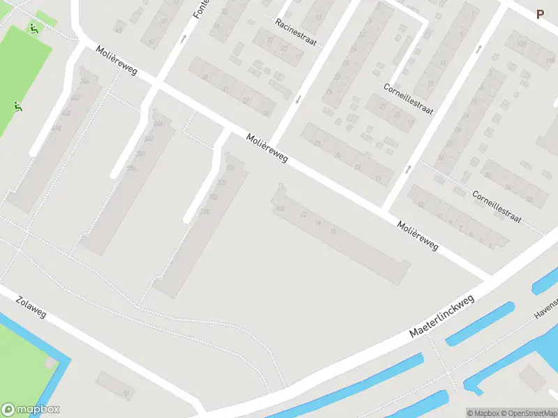 Ambulance naar de Molièreweg in Rotterdam