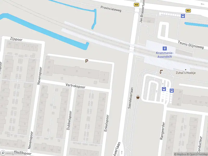 Ambulance met gepaste spoed naar de Vertrekspoor in Assendelft