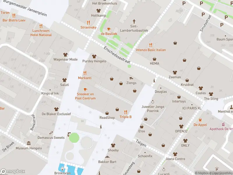 Brandweer met grote spoed naar de Nieuwstraat in Hengelo vanwege gebouwbrand