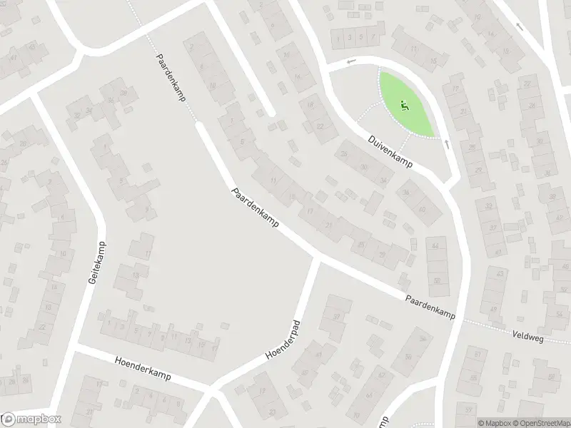 Brandweer met gepaste spoed naar de Paardenkamp in Harderwijk