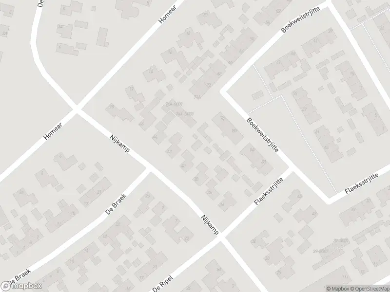 Brandweer met gepaste spoed naar de Warmoltsstrjitte in Harkema