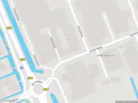 Ambulance met grote spoed naar de Transportweg in Nieuwkoop