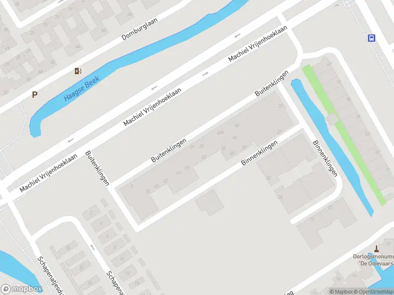 Brandweer met grote spoed naar de Buitenklingen in 's-Gravenhage vanwege afgaan automatisch brandalarm