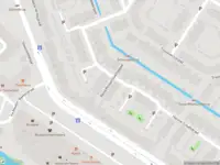 Ambulance met gepaste spoed naar de Reina Prinsen Geerligspad in Leiden