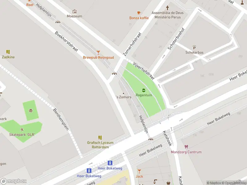 Politie naar de Boekhorststraat in Rotterdam