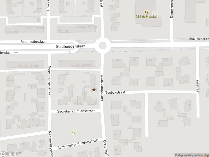 Politie naar de Cortenbachstraat in Stein vanwege aanrijding met letsel