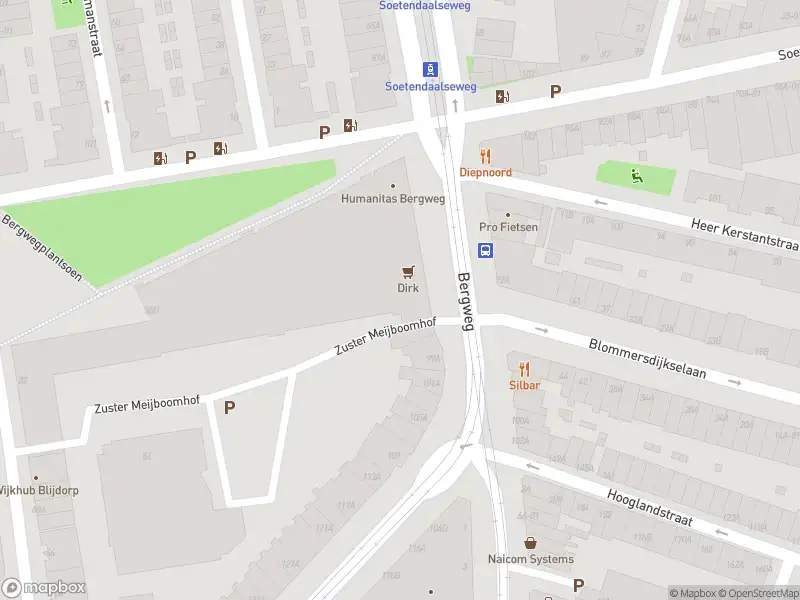 Ambulance met gepaste spoed naar de Bergweg in Rotterdam