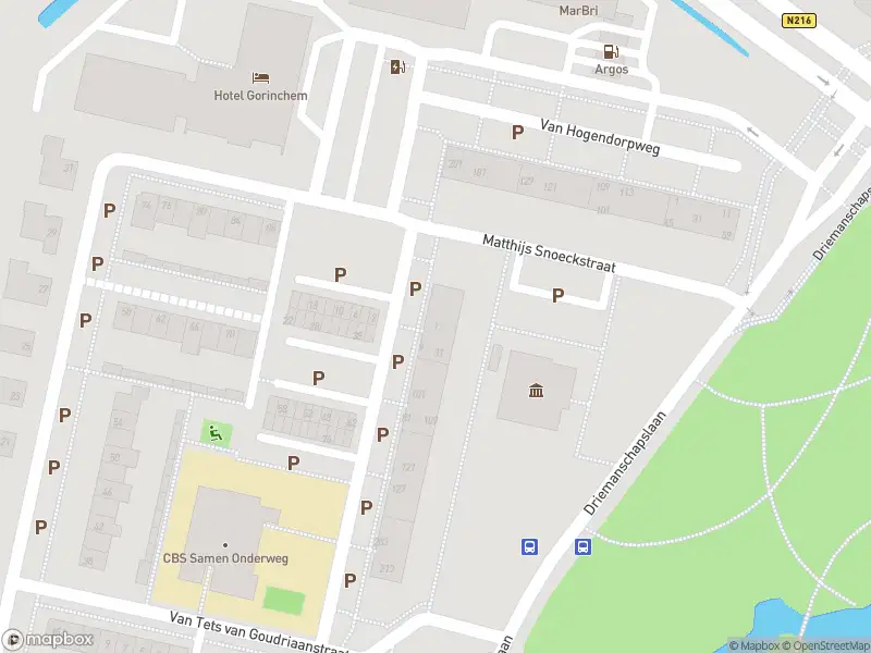 Ambulance met grote spoed naar de Van Goudoeverstraat in Gorinchem