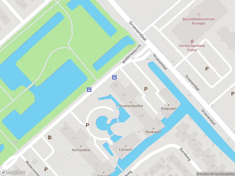 Ambulance met gepaste spoed naar de Middenwetering in Krimpen aan den IJssel