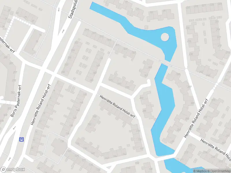 Ambulance met grote spoed naar de Henriëtte Roland Holst-erf in Dordrecht