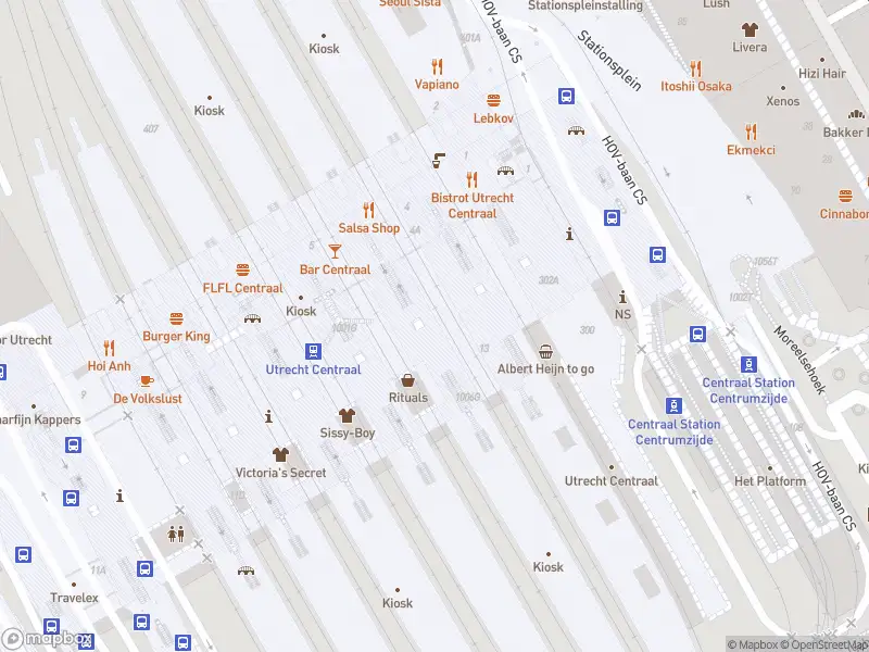 Brandweer met gepaste spoed naar de Stationshal in Utrecht