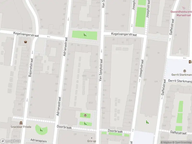 Besteld ambulance vervoer naar de Van Speykstraat in Rotterdam