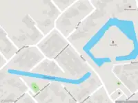 Ambulance met grote spoed naar de Bastion in Heemskerk