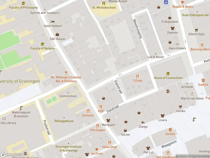 Politie met grote spoed naar de Oude Ebbingestraat in Groningen vanwege ongeval met letsel