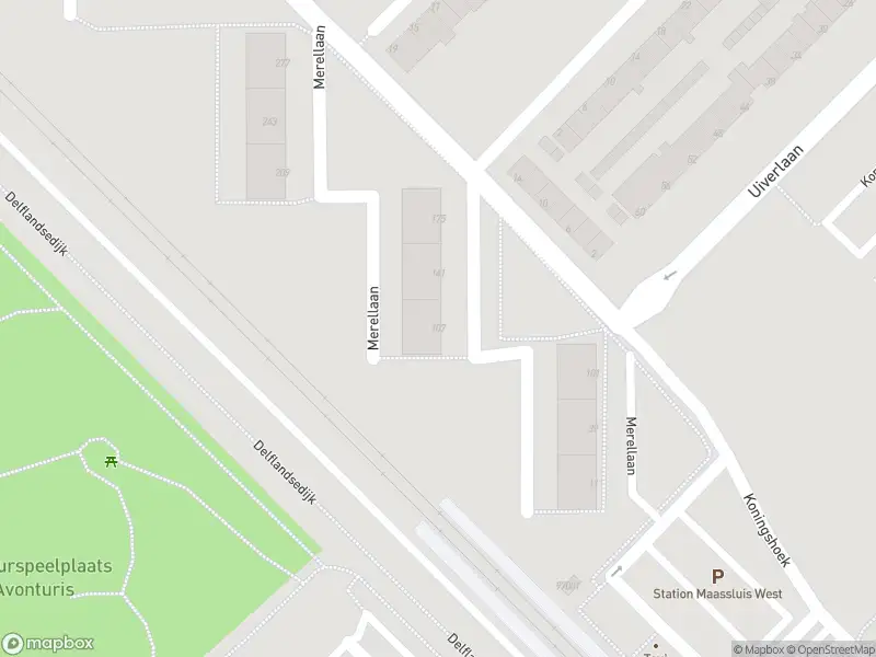 Ambulance met grote spoed naar de Merellaan in Maassluis