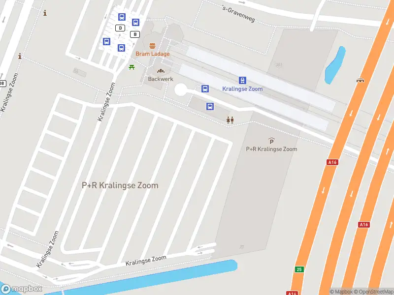 Ambulance met grote spoed naar de Kralingse Zoom in Rotterdam