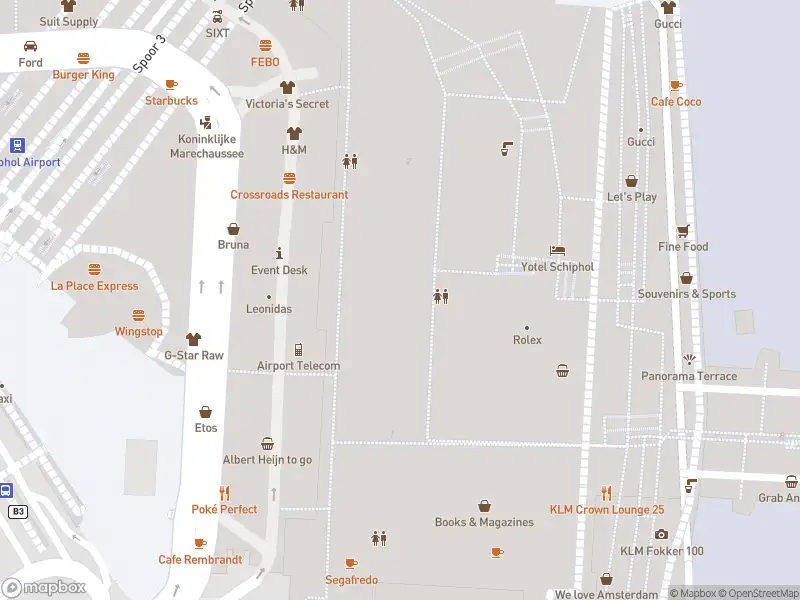 Brandweer met grote spoed naar de Vertrekpassage in Schiphol vanwege stankoverlast