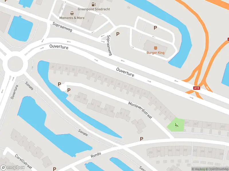 Ambulance met grote spoed naar de Monteverdistraat in Sliedrecht