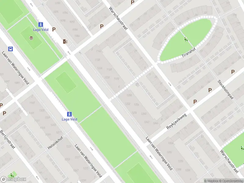 Ambulance met grote spoed naar de Tiranahof in 's-Gravenhage