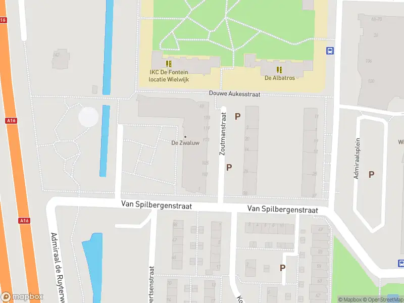 Ambulance met grote spoed naar de Zoutmanstraat in Dordrecht