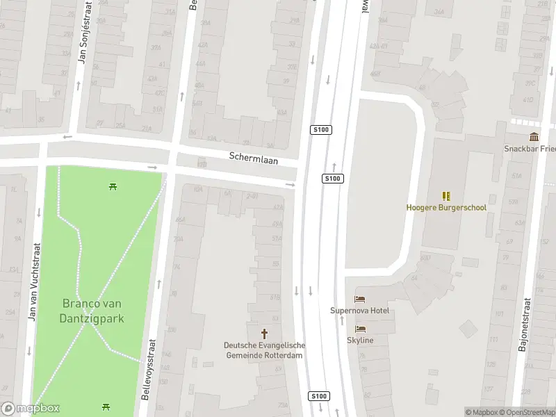 Besteld ambulance vervoer naar de 's-Gravendijkwal in Rotterdam