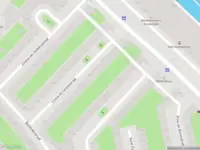 Ambulance met grote spoed naar de Charlotte de Bourbonstraat in Amsterdam